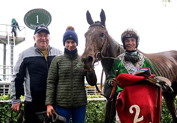 Great Island gave jockey Ethan O Sullivan his first winner in the Joe Bollard Memorial Handicap Hurdle with Eoin Griffin 