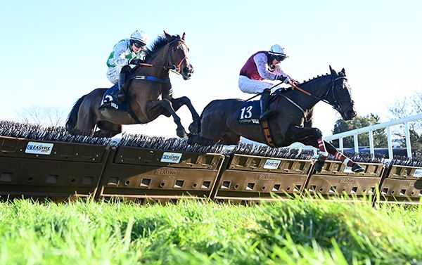 Finnicky Filly and Michael Kenneally (far side) beat Wild Wild Wind 